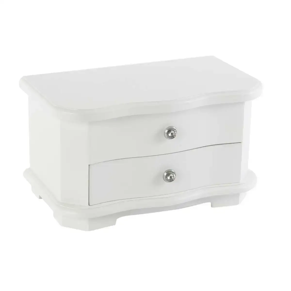 Boite a bijoux dkd home decor 24 x 14 x 14 cm blanc bois mdf_7332. DIAYTAR COTE D'IVOIRE - Votre Destination pour un Shopping Inoubliable. Naviguez à travers notre catalogue et choisissez des produits qui vous marquent par leur originalité.