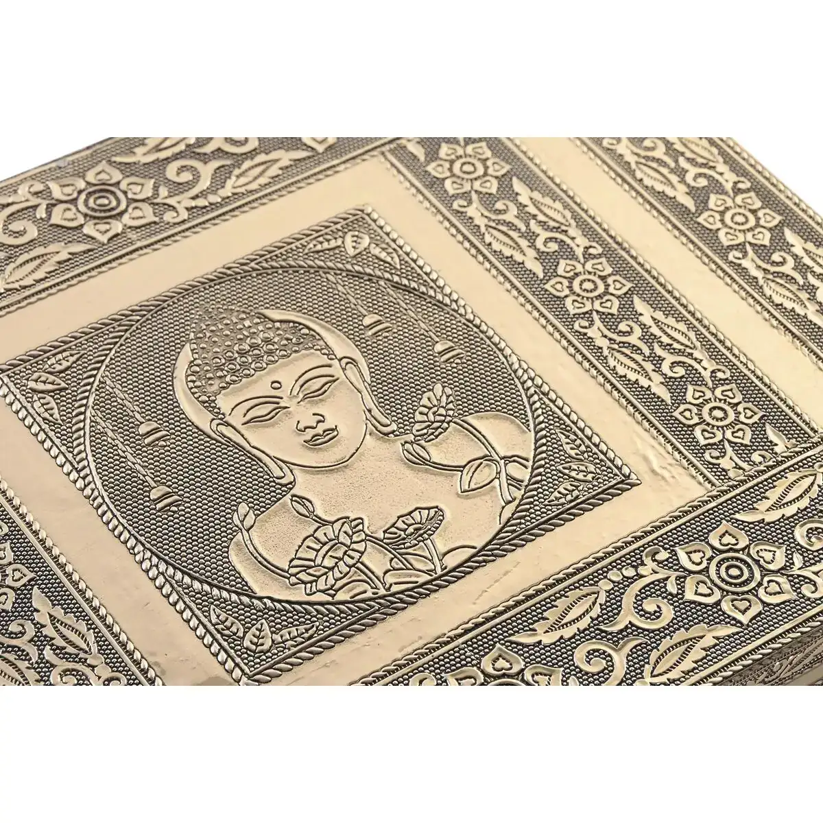 Boite a bijoux dkd home decor 27 5 x 20 x 5 4 cm champagne beige bois aluminium_7029. DIAYTAR COTE D'IVOIRE - L'Art de Vivre le Shopping Inspiré. Parcourez notre catalogue et choisissez des produits qui reflètent votre passion pour la beauté et l'authenticité.