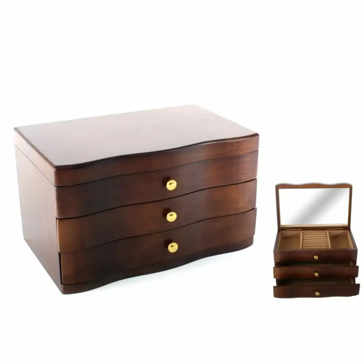 Boite a bijoux dkd home decor 27 x 18 x 16 cm marron bois mdf_5750. DIAYTAR COTE D'IVOIRE - Là où Chaque Produit Évoque une Émotion. Parcourez notre catalogue et choisissez des articles qui vous touchent et qui enrichissent votre expérience.