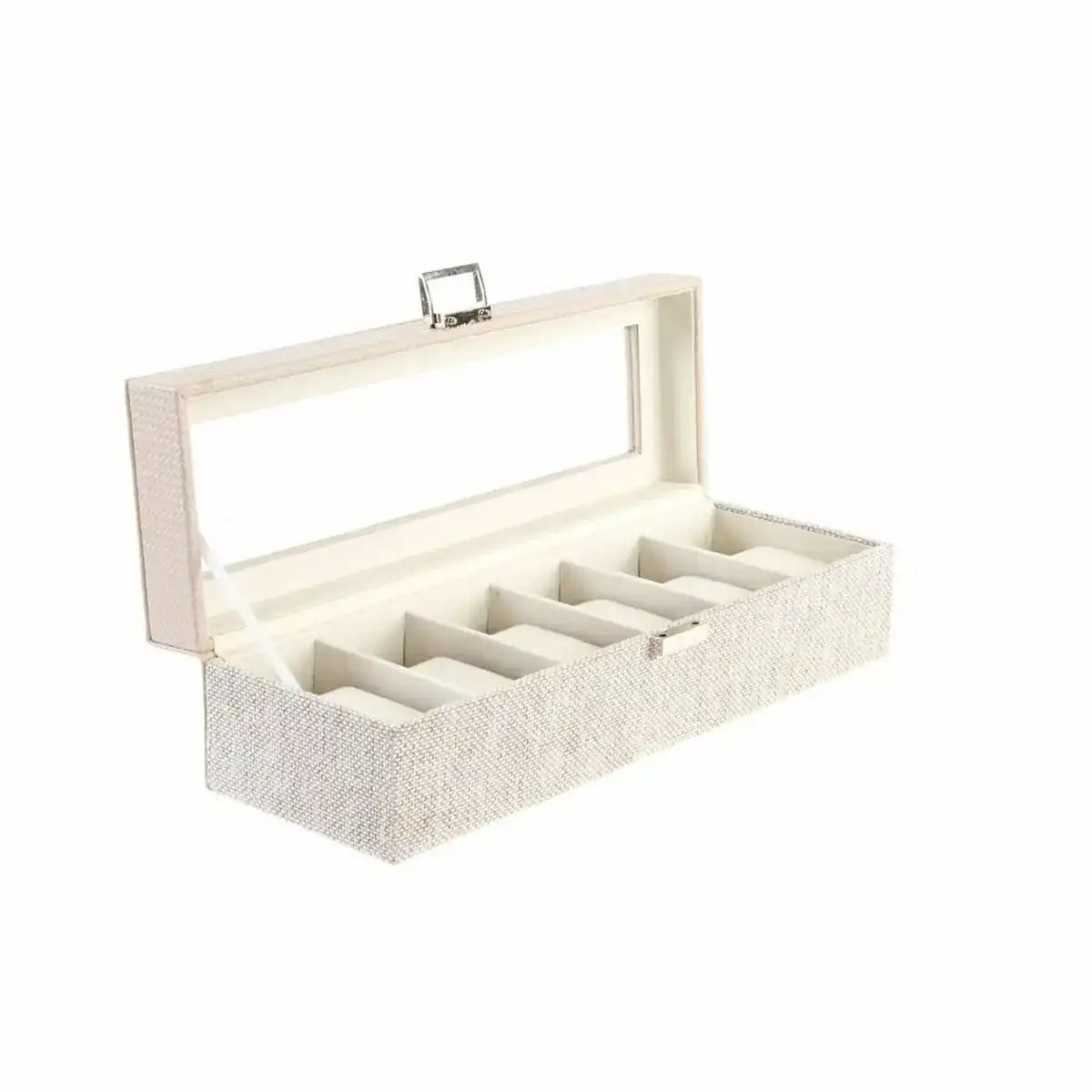 Boite a bijoux dkd home decor 8424001859771 33 x 11 x 9 cm verre beige_3864. DIAYTAR COTE D'IVOIRE - L'Équilibre Parfait entre Tradition et Modernité. Explorez notre collection pour trouver des produits qui incarnent la culture et la contemporanéité du Côte d'Ivoire.