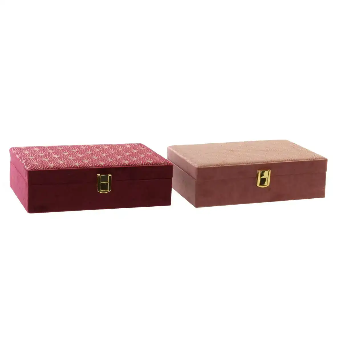 Boite a bijoux dkd home decor bois violet rose 24 x 16 x 7 cm 2 unites _1672. DIAYTAR COTE D'IVOIRE - Votre Portail Vers l'Élégance Accessible. Parcourez notre boutique en ligne pour découvrir des produits qui incarnent le luxe à des prix abordables.