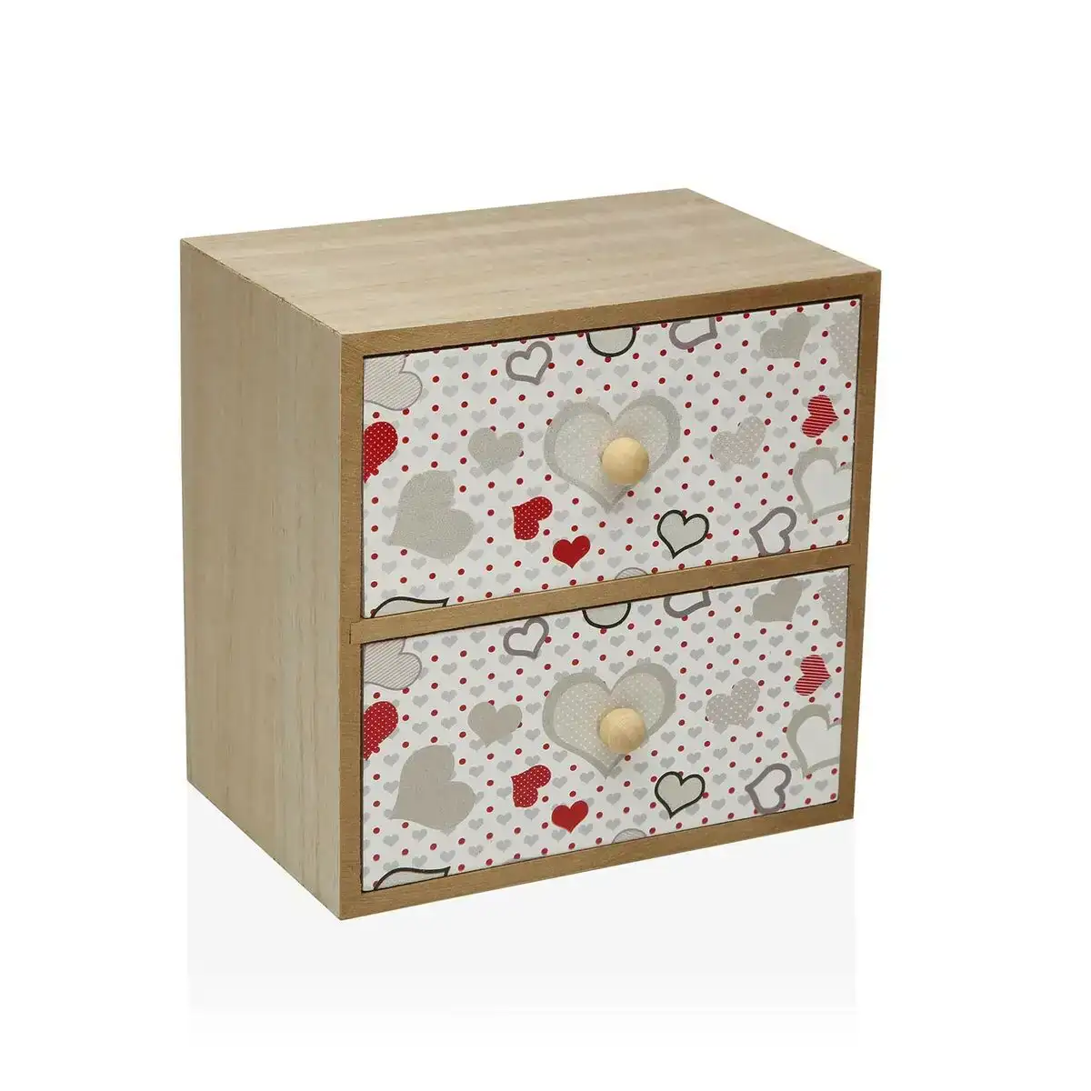 Boite a bijoux versa coeurs 12 x 16 x 16 cm _9426. DIAYTAR COTE D'IVOIRE - Votre Paradis Shopping au Cœur du Côte d'Ivoire. Explorez notre boutique en ligne et découvrez des produits conçus pour enchanter chaque aspect de votre vie.