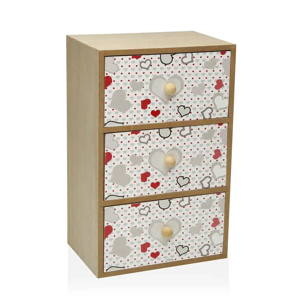 Boite a bijoux versa coeurs 12 x 25 x 16 cm _6681. DIAYTAR COTE D'IVOIRE - Où Choisir est un Voyage Cultuel. Explorez notre boutique en ligne et découvrez des produits qui célèbrent la richesse et la diversité culturelle du Côte d'Ivoire.