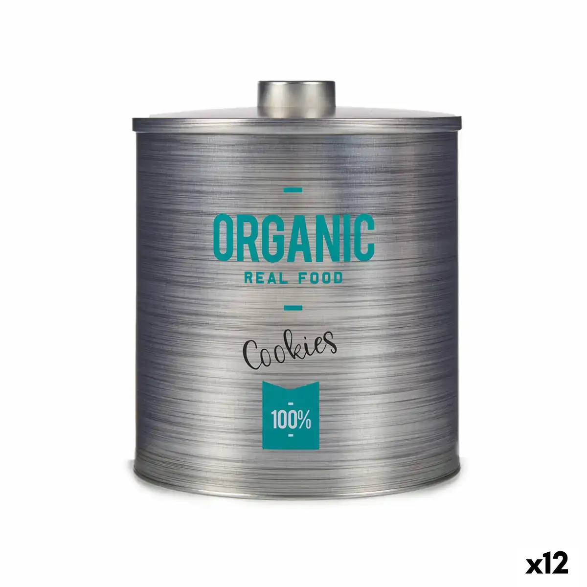 Boite a biscuits et a gateaux organic gris fer blanc 17 x 20 x 17 cm 12 unites _6515. DIAYTAR COTE D'IVOIRE - Votre Destinée Shopping Personnalisée. Plongez dans notre boutique en ligne et créez votre propre expérience de shopping en choisissant parmi nos produits variés.