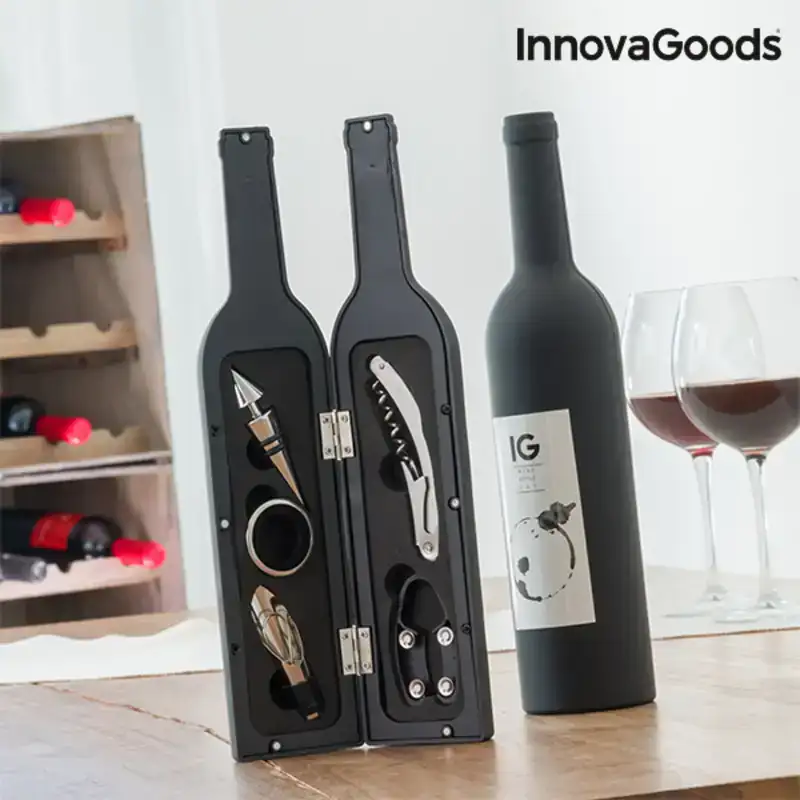Boite a bouteille de vin innovagoods ig114260 acier inoxydable reconditionne c _9302. Bienvenue sur DIAYTAR COTE D'IVOIRE - Là où Chaque Objet a une Âme. Plongez dans notre catalogue et trouvez des articles qui portent l'essence de l'artisanat et de la passion.