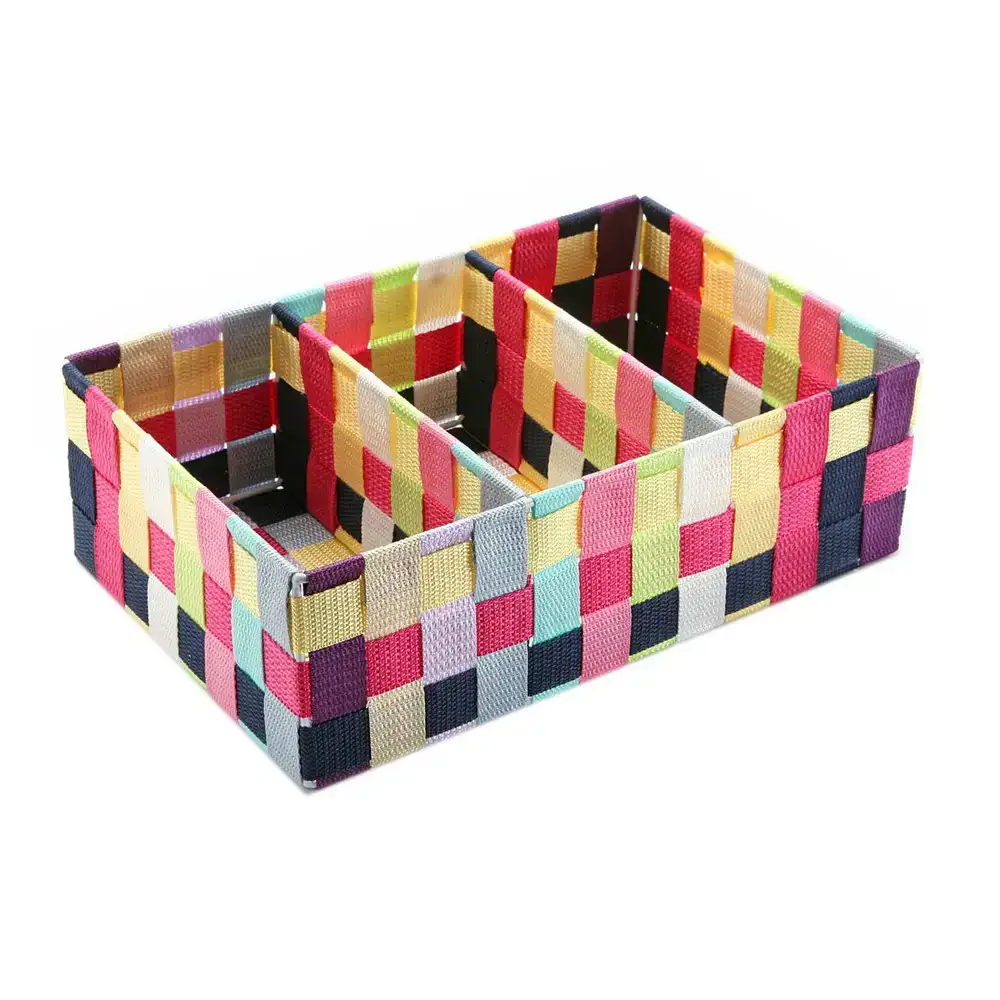 Boîte à compartiments Versa Multicouleur (21 x 10 x 32 cm)