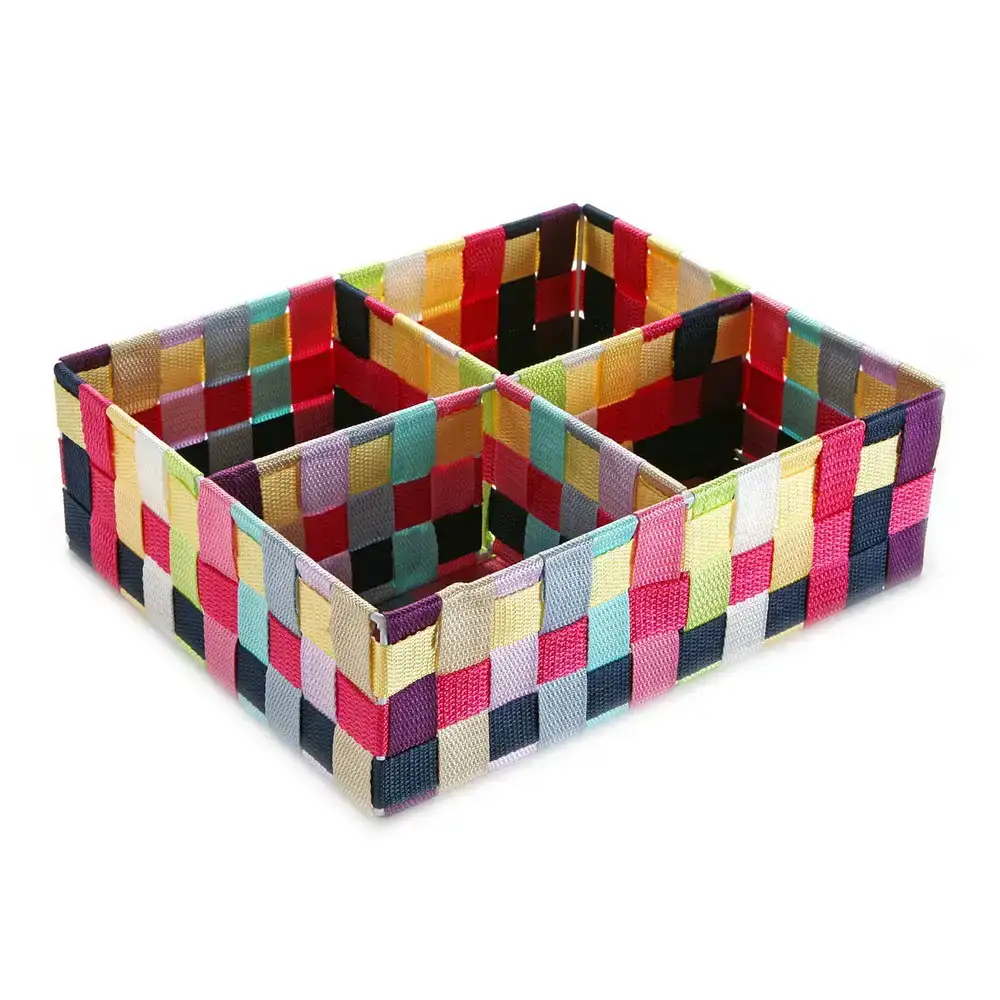 Boite a compartiments versa multicouleur 27 x 10 x 32 cm _5027. DIAYTAR COTE D'IVOIRE - Où Chaque Sélection est une Victoire. Découvrez notre boutique en ligne et trouvez des articles qui vous rendent la vie plus belle, un choix à la fois.