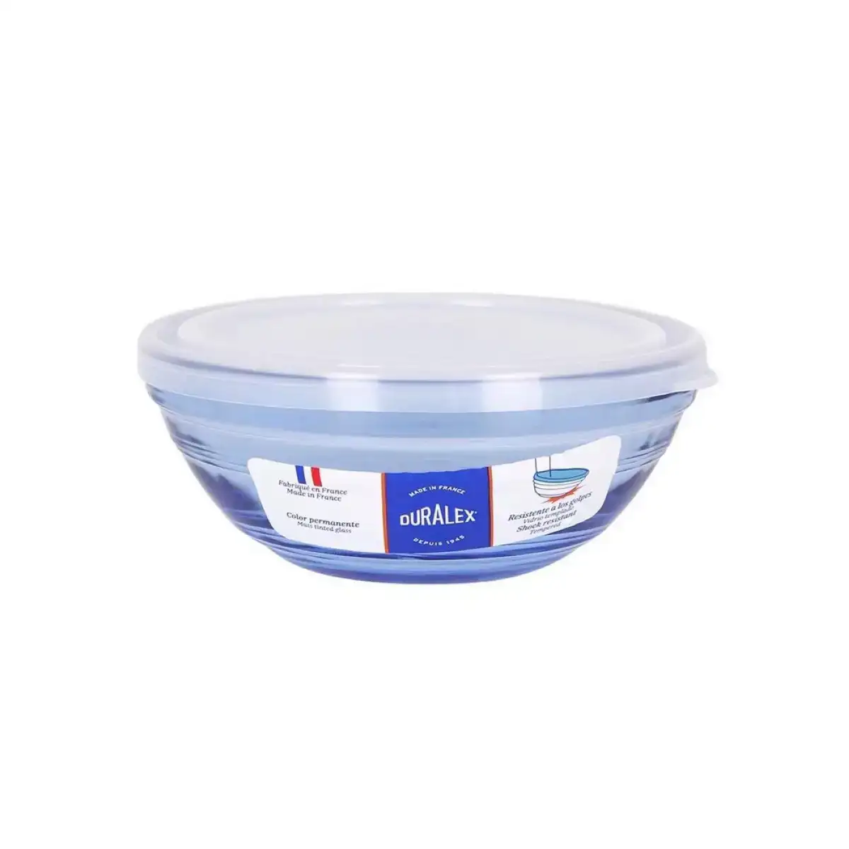 Boite a lunch duralex marine verre bleu o 14 cm _6061. DIAYTAR COTE D'IVOIRE - Là où Choisir est une Célébration de l'Artisanat. Explorez notre gamme variée et choisissez des produits qui incarnent la tradition et le talent des artisans du Côte d'Ivoire.