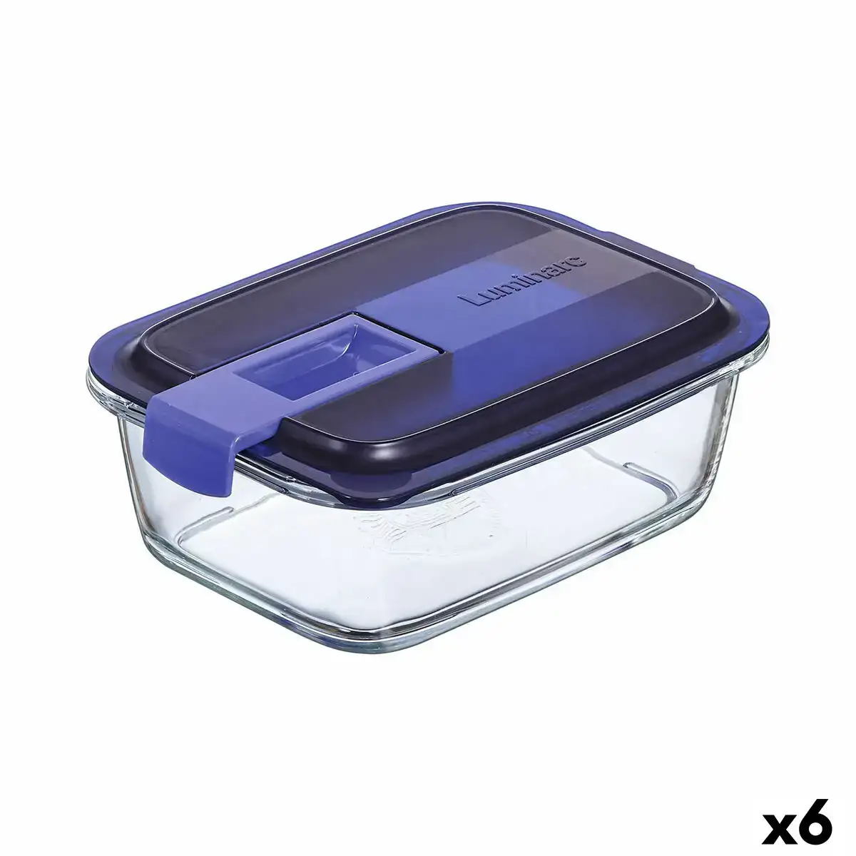 Boite a lunch hermetique luminarc easy box bleu verre 6 unites 820 ml _1512. DIAYTAR COTE D'IVOIRE - Là où l'Élégance Devient un Mode de Vie. Naviguez à travers notre gamme et choisissez des produits qui apportent une touche raffinée à votre quotidien.