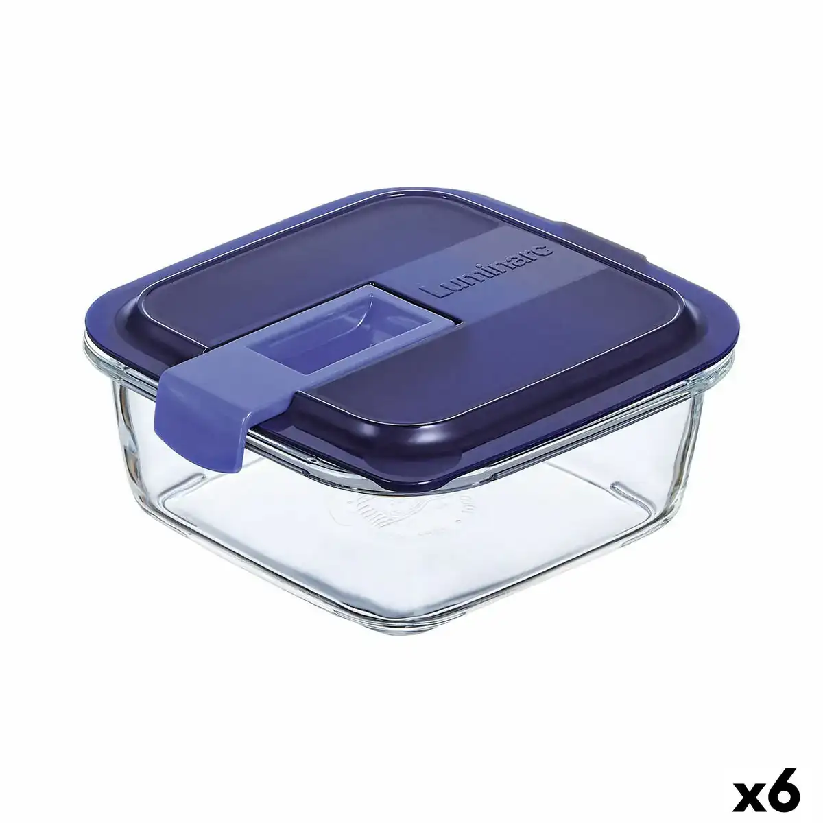 Boite a lunch hermetique luminarc easy box bleu verre 760 ml 6 unites _7382. DIAYTAR COTE D'IVOIRE - L'Art de Choisir, l'Art de S'émerveiller. Explorez notre boutique en ligne et choisissez des articles qui éveillent votre sens de l'émerveillement.