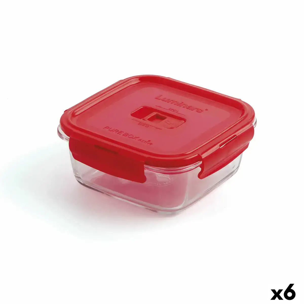 Boite a lunch hermetique luminarc pure box 760 ml rouge verre 6 unites _1354. Entrez dans l'Univers de DIAYTAR COTE D'IVOIRE - Où l'Innovation Rencontre la Tradition. Explorez notre sélection de produits modernes et traditionnels qui incarnent l'esprit dynamique du Côte d'Ivoire.
