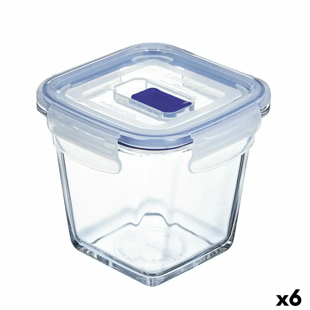 Boite a lunch hermetique luminarc pure box active 11 4 x 11 4 x 11 cm 750 ml bicolore verre 6 unites _1361. DIAYTAR COTE D'IVOIRE - Où la Tradition s'Harmonise avec le Moderne. Parcourez notre gamme diversifiée et choisissez des produits qui révèlent l'âme du Côte d'Ivoire.