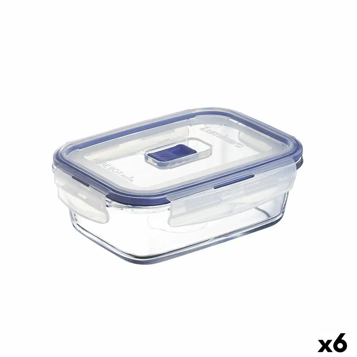 Boite a lunch hermetique luminarc pure box active 16 x 11 cm 820 ml bicolore verre 6 unites _8816. DIAYTAR COTE D'IVOIRE - Votre Escapade Shopping Virtuelle. Explorez notre boutique en ligne et dénichez des trésors qui évoquent la culture et le savoir-faire sénégalais, un clic à la fois.