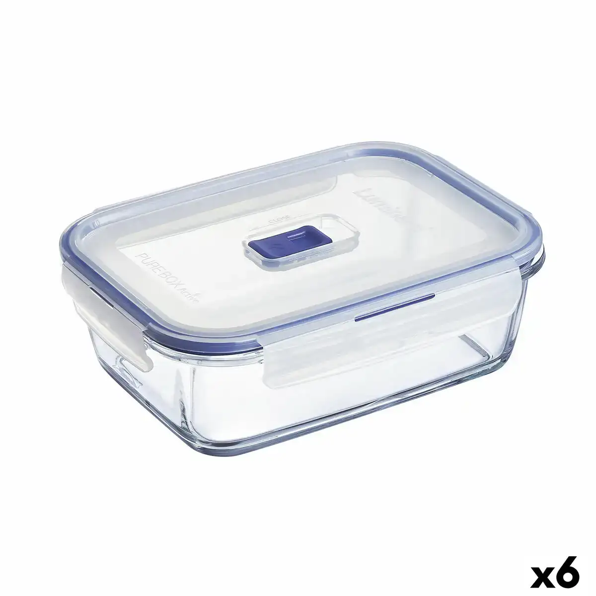 Boite a lunch hermetique luminarc pure box active 19 x 13 cm 1 22 l bicolore verre 6 unites _2024. Bienvenue chez DIAYTAR COTE D'IVOIRE - Où Chaque Objet a sa Propre Histoire. Découvrez notre sélection soigneusement choisie et choisissez des produits qui racontent le patrimoine sénégalais.