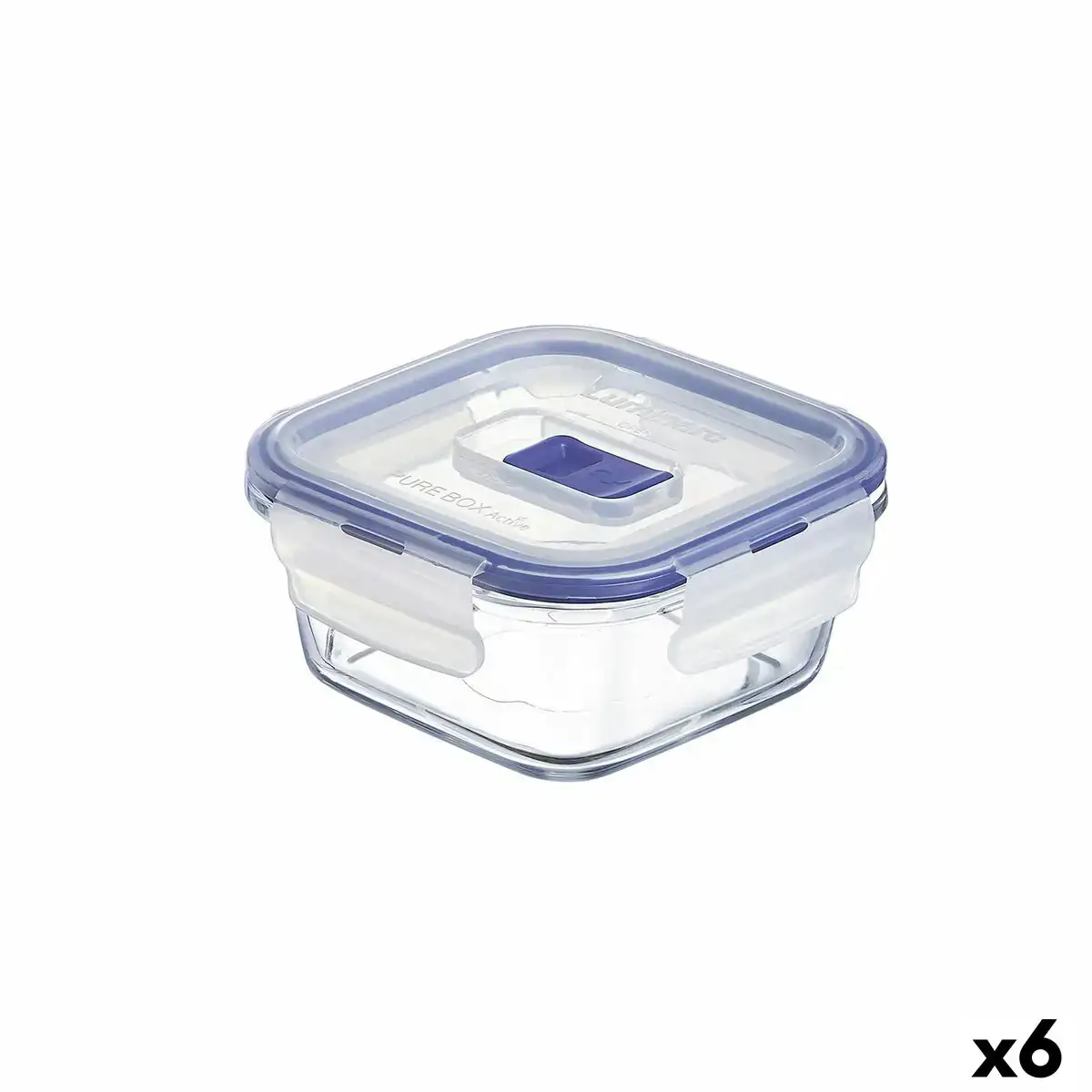 Boite a lunch hermetique luminarc pure box active 380 ml bicolore verre 6 unites _7907. DIAYTAR COTE D'IVOIRE - Où Choisir est une Célébration de l'Artisanat Local. Découvrez notre boutique en ligne et choisissez des produits qui incarnent la passion des artisans sénégalais.