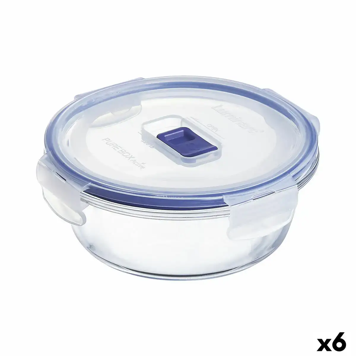 Boite a lunch hermetique luminarc pure box active 670 ml 14 x 6 cm bicolore verre 6 unites _7867. DIAYTAR COTE D'IVOIRE - Là où Choisir est un Acte d'Amour pour le Côte d'Ivoire. Explorez notre gamme et choisissez des produits qui célèbrent la culture et l'artisanat du pays.