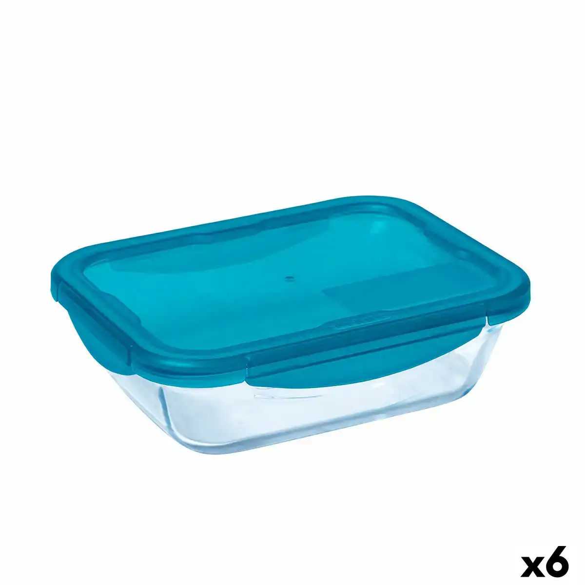 Boite a lunch hermetique pyrex cook go bleu verre 800 ml 6 unites _3102. Bienvenue chez DIAYTAR COTE D'IVOIRE - Où Chaque Achat Fait une Différence. Découvrez notre gamme de produits qui reflètent l'engagement envers la qualité et le respect de l'environnement.