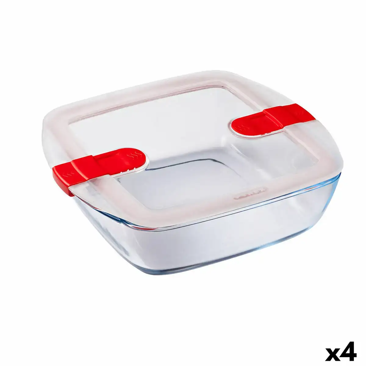 Boite a lunch hermetique pyrex cook heat 25 x 22 x 7 cm 2 2 l transparent verre 4 unites _9253. DIAYTAR COTE D'IVOIRE - Votre Destination Shopping de Choix. Explorez notre boutique en ligne et découvrez des trésors qui reflètent votre style et votre passion pour l'authenticité.