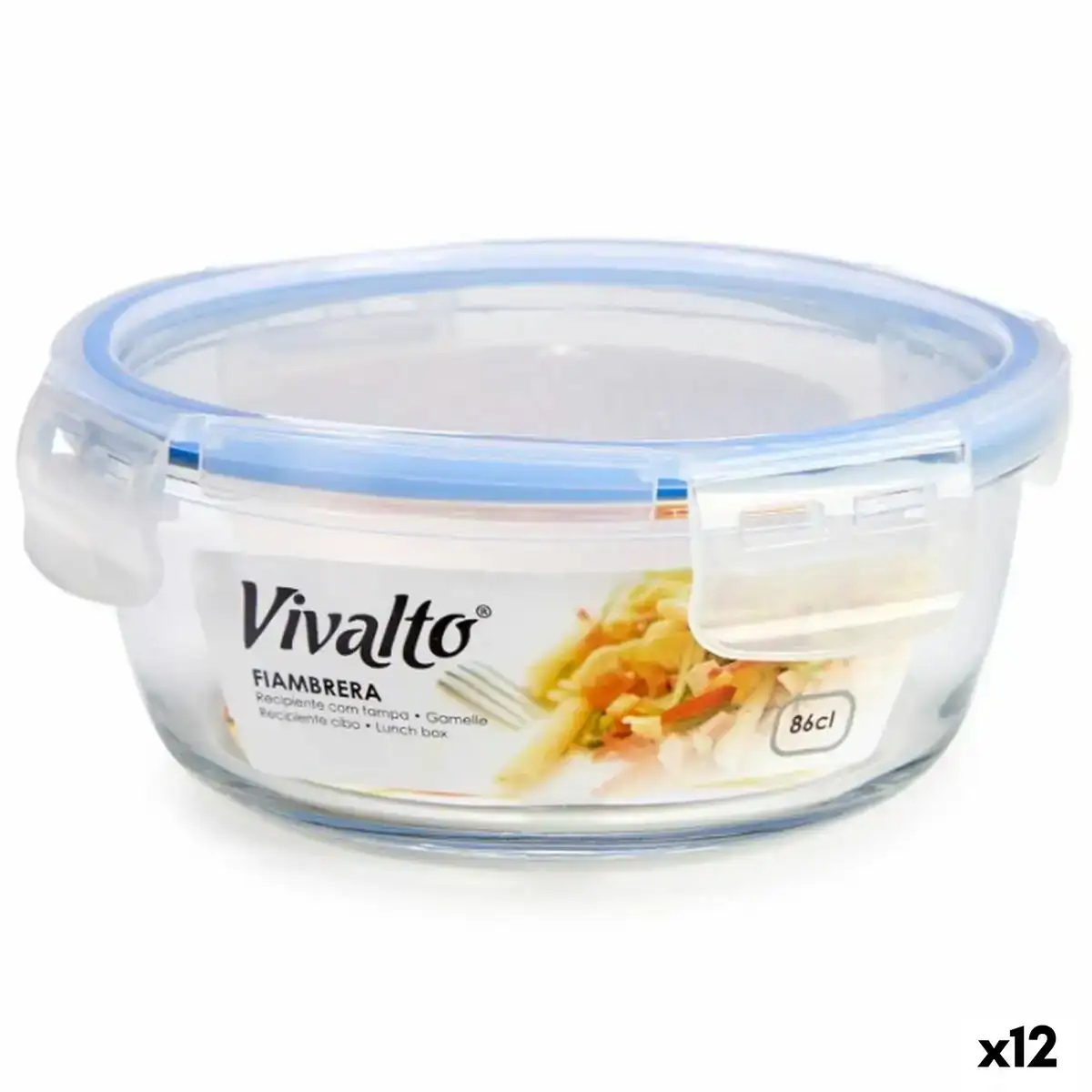Boite a lunch hermetique ronde bleu 860 ml 16 5 x 7 5 x 16 5 cm 12 unites _4639. DIAYTAR COTE D'IVOIRE - L'Art du Shopping Distinctif. Naviguez à travers notre gamme soigneusement sélectionnée et choisissez des produits qui définissent votre mode de vie.