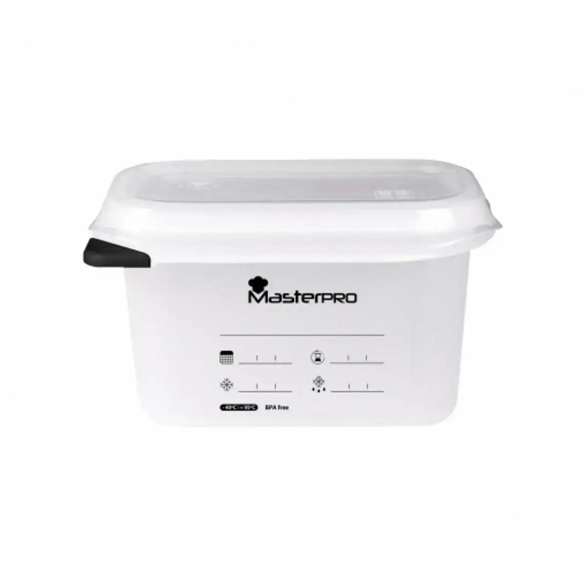 Boite a lunch masterpro transparent plastique polypropylene_2333. Bienvenue sur DIAYTAR COTE D'IVOIRE - Où Chaque Détail compte. Plongez dans notre univers et choisissez des produits qui ajoutent de l'éclat et de la joie à votre quotidien.