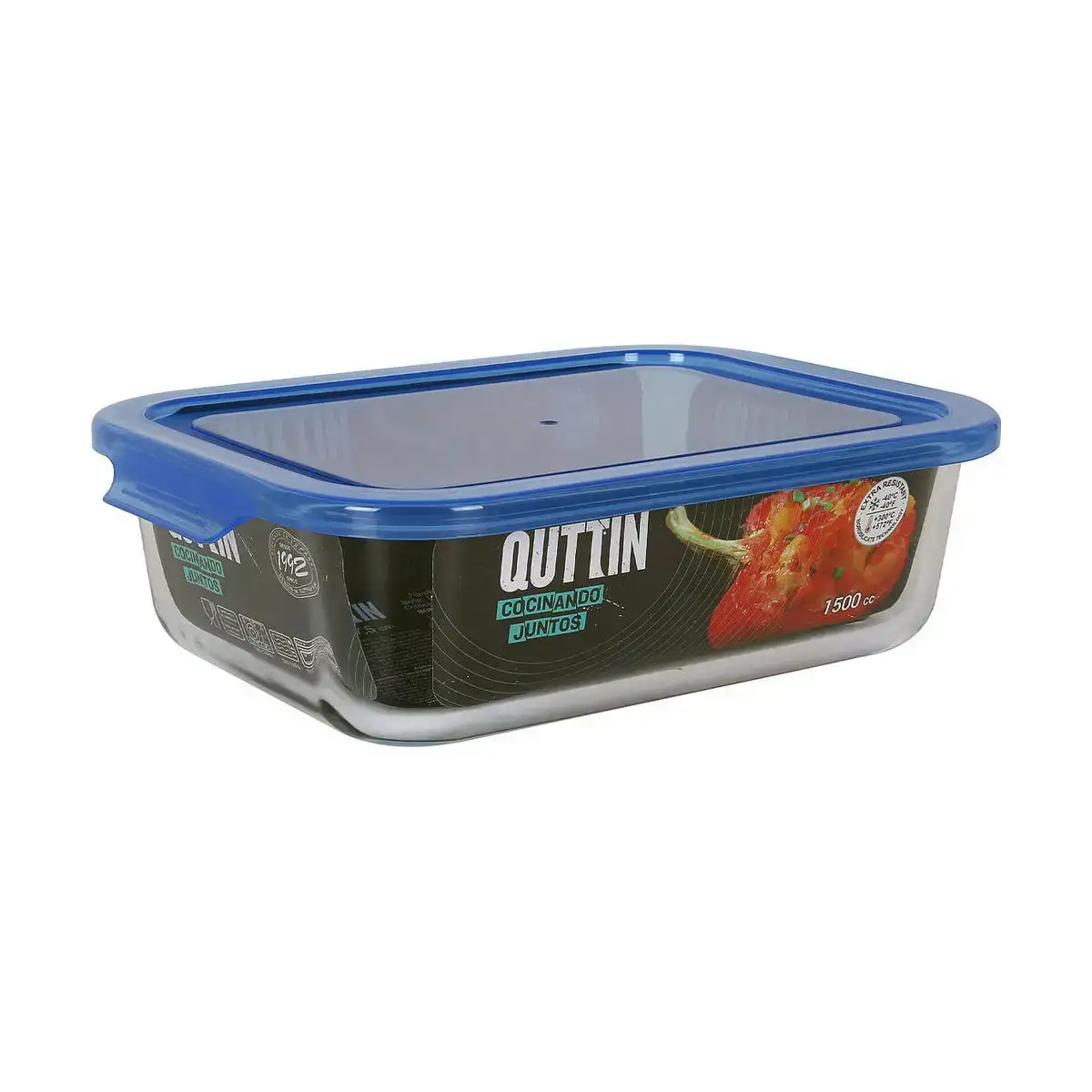 Boite a lunch quttin rectangulaire bleu 1 5 l 23 x 17 5 x 7 cm_7680. DIAYTAR COTE D'IVOIRE - L'Art de Choisir, l'Art de S'émerveiller. Explorez notre boutique en ligne et choisissez des articles qui éveillent votre sens de l'émerveillement.