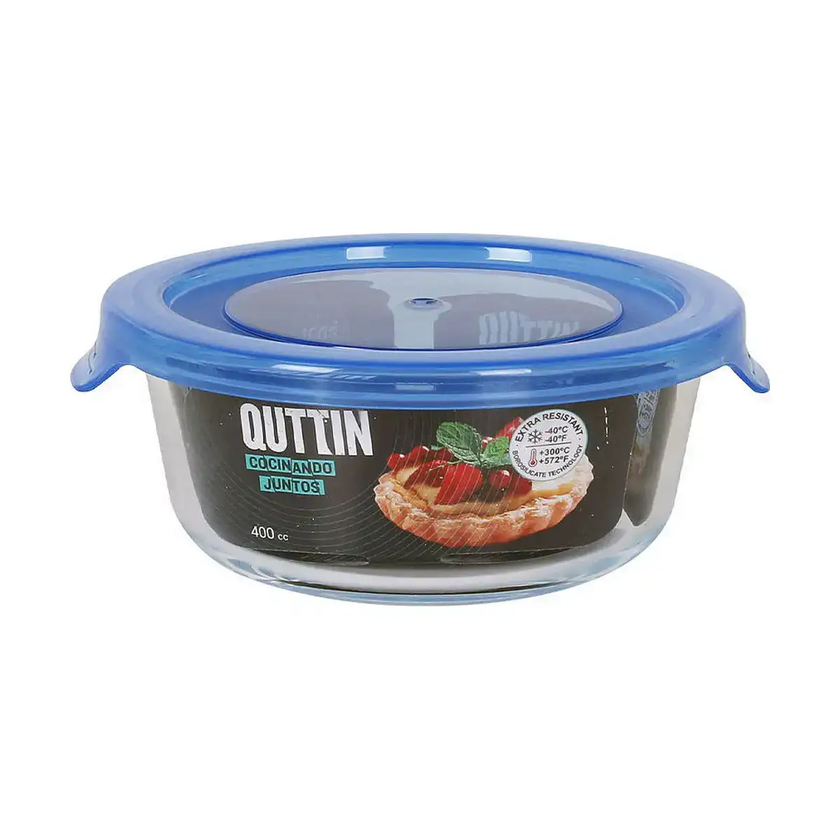 Boite a lunch quttin ronde bleu 400 ml o 13 5 x 5 5 cm _8499. DIAYTAR COTE D'IVOIRE - L'Art de Choisir, l'Art de S'émerveiller. Explorez notre gamme de produits et laissez-vous émerveiller par des créations authentiques et des designs modernes.