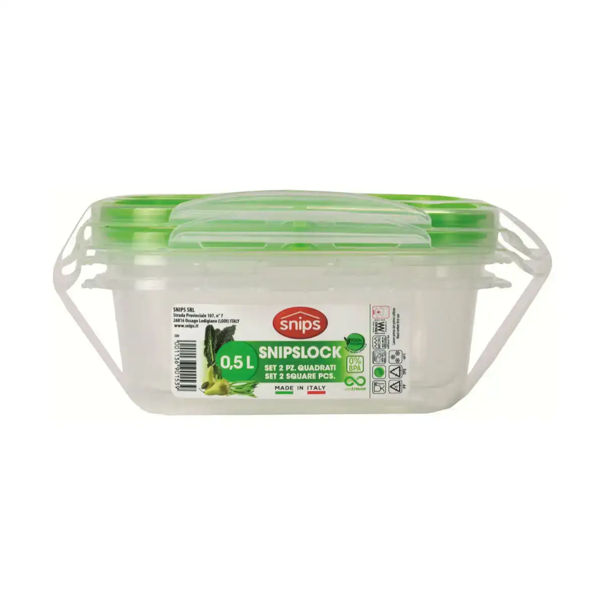 Boite a lunch snips 500 ml fermeture hermetique 14 7 x 14 7 x 7 cm 2 unites _7530. DIAYTAR COTE D'IVOIRE - Où Votre Shopping Prend Vie. Explorez notre boutique en ligne pour trouver des articles qui vous ressemblent et qui ajoutent de l'éclat à votre quotidien.