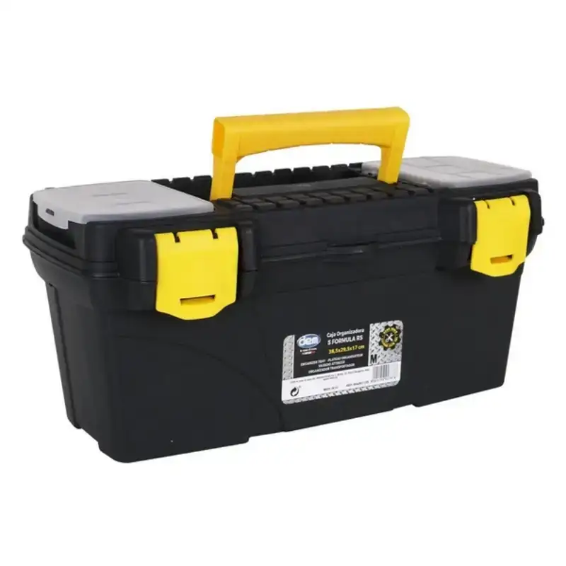 Boite a outils bricotech jaune noir 39 x 19 x 18 cm _5537. DIAYTAR COTE D'IVOIRE - L'Art de Trouver ce que Vous Aimez. Plongez dans notre assortiment varié et choisissez parmi des produits qui reflètent votre style et répondent à vos besoins.
