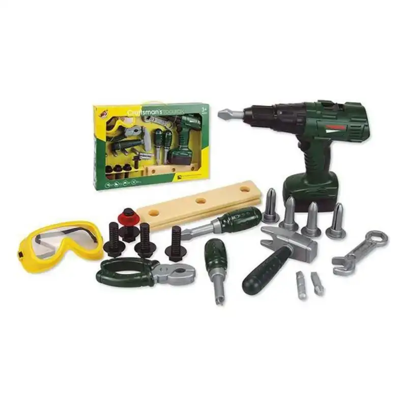 Boite a outils plastique 18 pieces perceuse_2497. DIAYTAR COTE D'IVOIRE - Là où l'Élégance Devient un Mode de Vie. Naviguez à travers notre gamme et choisissez des produits qui apportent une touche raffinée à votre quotidien.