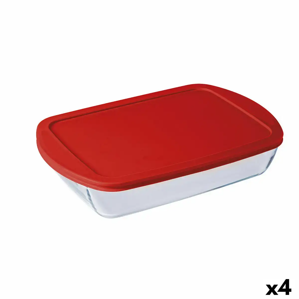 Boite a repas rectangulaire avec couvercle o cuisine cook store transparent silicone verre 4 5 l 4 unites _8421. DIAYTAR COTE D'IVOIRE - Votre Destination pour un Shopping Unique. Parcourez notre catalogue et trouvez des articles qui expriment votre singularité et votre style.