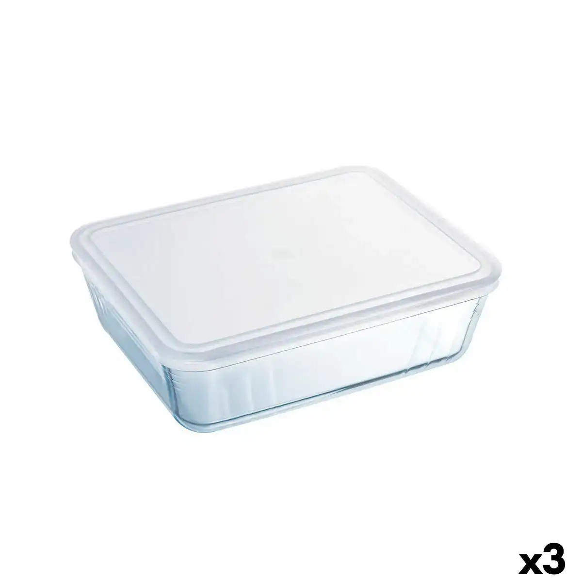 Boite a repas rectangulaire avec couvercle pyrex cook freeze 28 x 23 x 10 cm 4 2 l transparent verre silicone 3 unites _1671. Plongez dans le Monde de DIAYTAR COTE D'IVOIRE - Où Chaque Article Raconte une Histoire. Explorez notre vaste assortiment et choisissez des produits qui vous parlent et reflètent votre style unique.