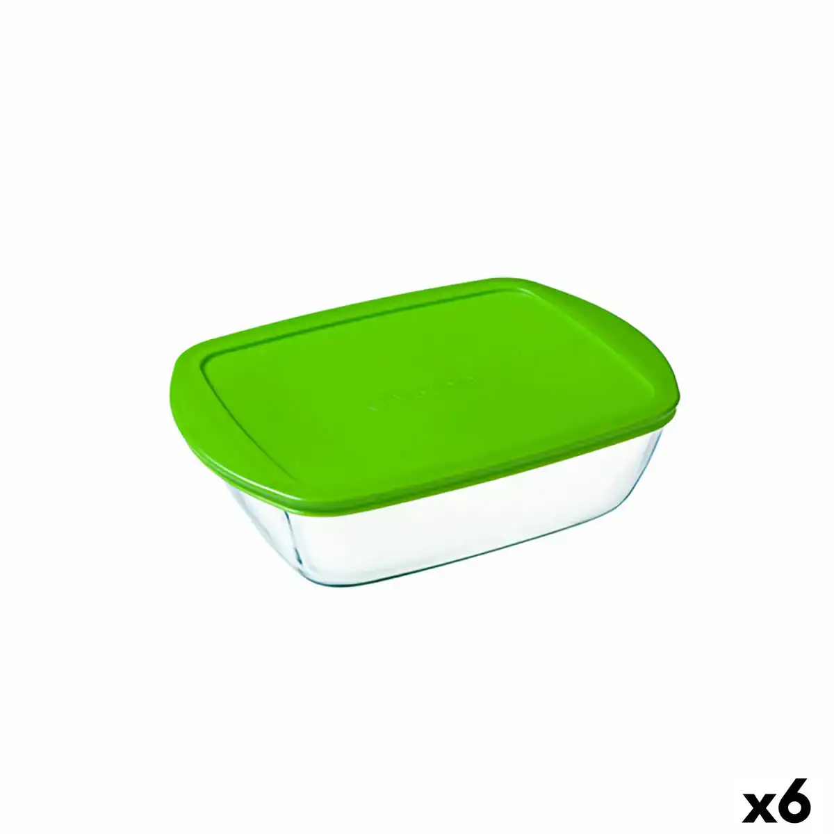 Boite a repas rectangulaire avec couvercle pyrex cook store 17 9 x 10 8 x 5 3 cm vert 400 ml silicone verre 6 unites _4196. DIAYTAR COTE D'IVOIRE - Votre Destination pour un Shopping Inoubliable. Naviguez à travers notre catalogue et choisissez des produits qui vous marquent par leur originalité.