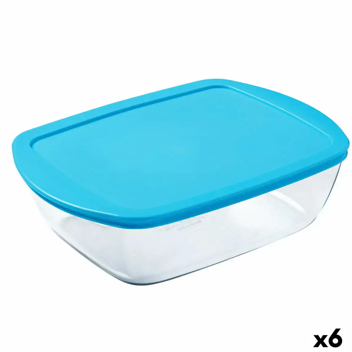 Boite a repas rectangulaire avec couvercle pyrex cook store bleu silicone verre 23 x 16 x 6 cm 6 unites _7870. DIAYTAR COTE D'IVOIRE - Là où Chaque Achat a du Sens. Explorez notre gamme et choisissez des produits qui racontent une histoire, votre histoire.