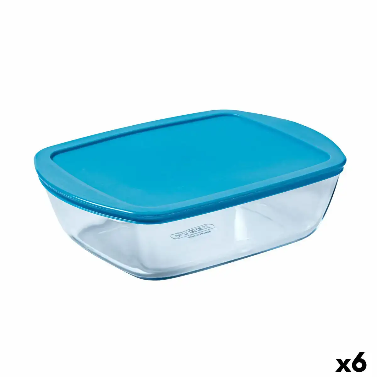 Boite a repas rectangulaire avec couvercle pyrex cook store bleu verre 400 ml 6 unites _6642. Bienvenue chez DIAYTAR COTE D'IVOIRE - Où Chaque Produit a son Histoire. Découvrez notre sélection unique et trouvez des articles qui racontent la richesse culturelle et artistique du Côte d'Ivoire.