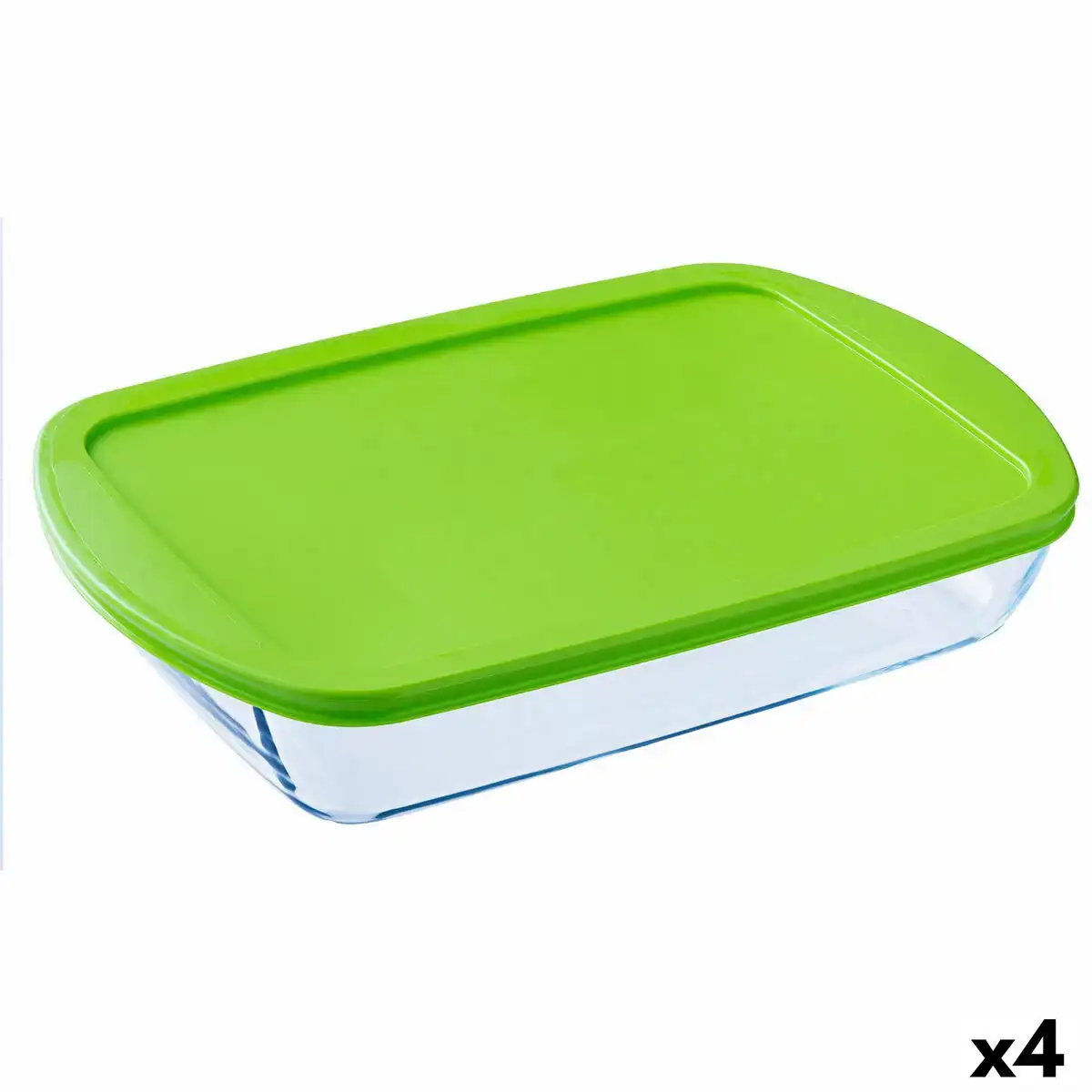 Boite a repas rectangulaire avec couvercle pyrex cook store transparent silicone verre 4 5 l 4 unites _9124. DIAYTAR COTE D'IVOIRE - Votre Passage vers l'Exceptionnel. Explorez notre boutique en ligne, où chaque produit est choisi avec soin pour offrir une expérience de shopping inoubliable.