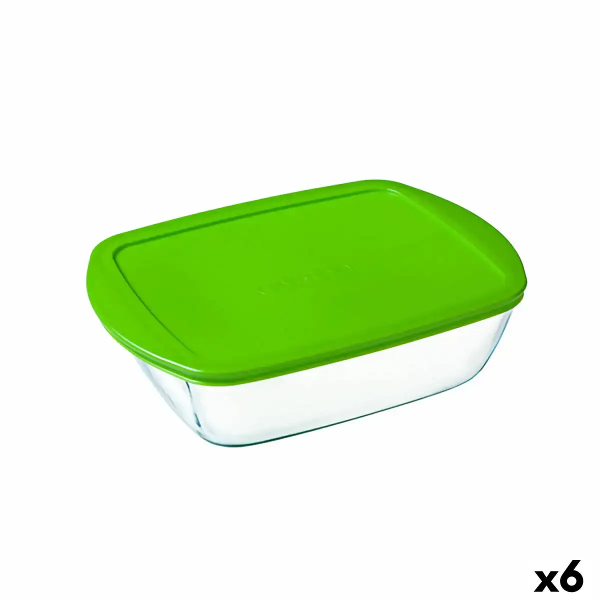 Boite a repas rectangulaire avec couvercle pyrex cook store vert 1 1 l 23 x 15 x 7 cm silicone verre 6 unites _5717. DIAYTAR COTE D'IVOIRE - L'Art du Shopping Éclairé. Naviguez à travers notre plateforme intuitive et découvrez une variété d'articles soigneusement sélectionnés pour répondre à vos besoins et à vos envies.