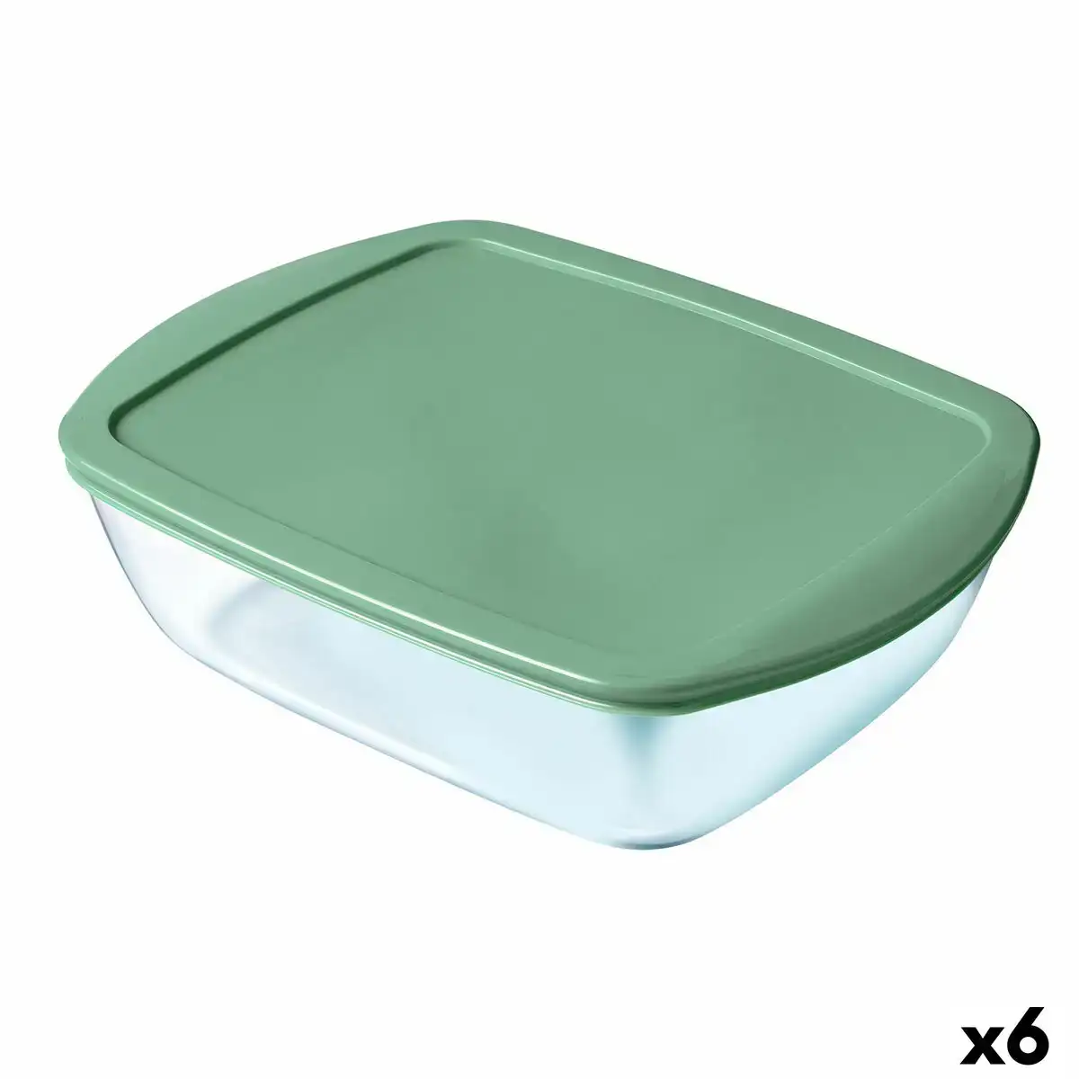 Boite a repas rectangulaire avec couvercle pyrex cook store vert verre 6 unites 23 x 15 x 6 cm _8404. DIAYTAR COTE D'IVOIRE - Votre Destination de Shopping Authentique au Côte d'Ivoire. Plongez dans notre boutique en ligne pour découvrir des produits qui célèbrent la riche culture et l'artisanat du pays.