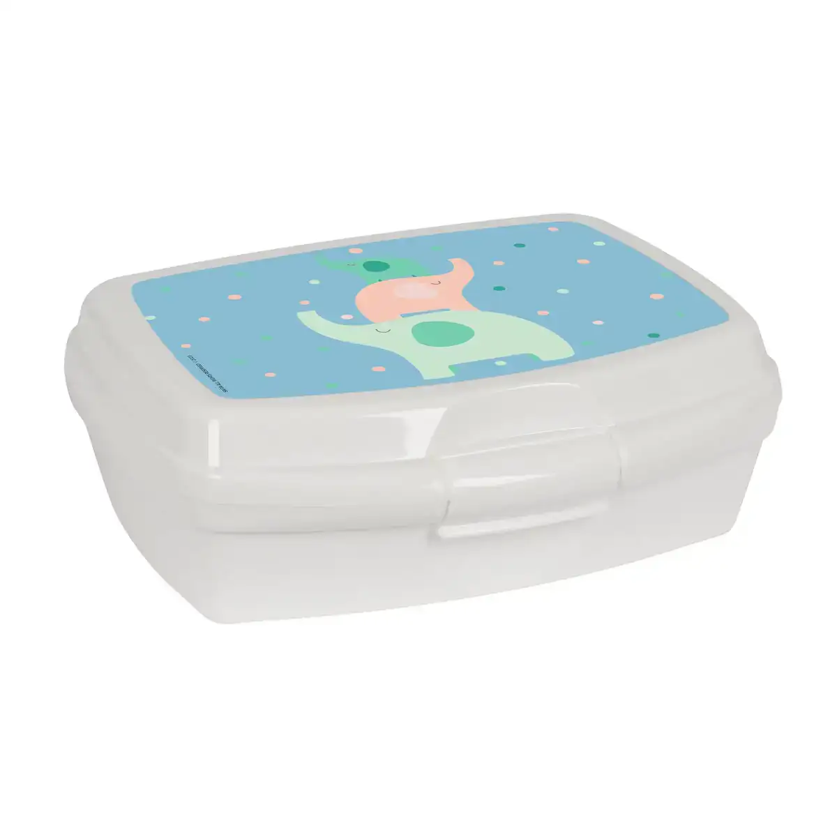 Boite a sandwich safta elefantes 17 x 6 x 14 cm vert_7634. Bienvenue chez DIAYTAR COTE D'IVOIRE - Où le Shopping Rime avec Diversité. Plongez dans notre univers de produits et découvrez des trésors qui représentent la richesse culturelle du Côte d'Ivoire.