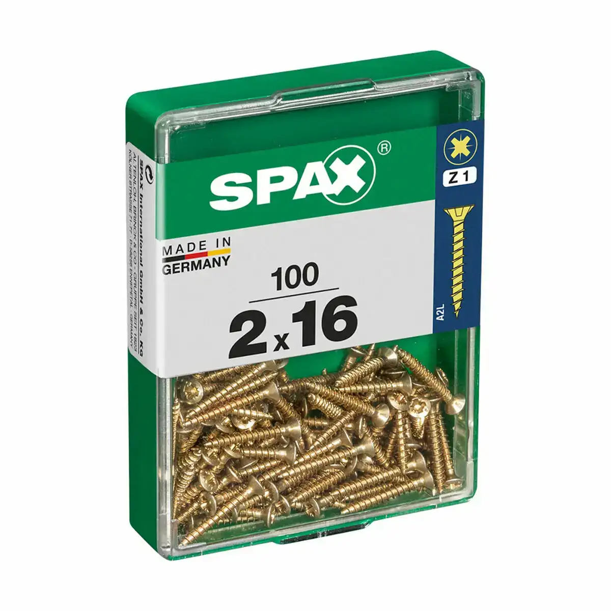 Boite a vis spax 4081020200162 tete plate 2 x 12 mm 2 x 16 mm 2 0 x 16 mm 100 unites _9785. DIAYTAR COTE D'IVOIRE - Votre Passage vers l'Exceptionnel. Explorez notre boutique en ligne, où chaque produit est choisi avec soin pour offrir une expérience de shopping inoubliable.