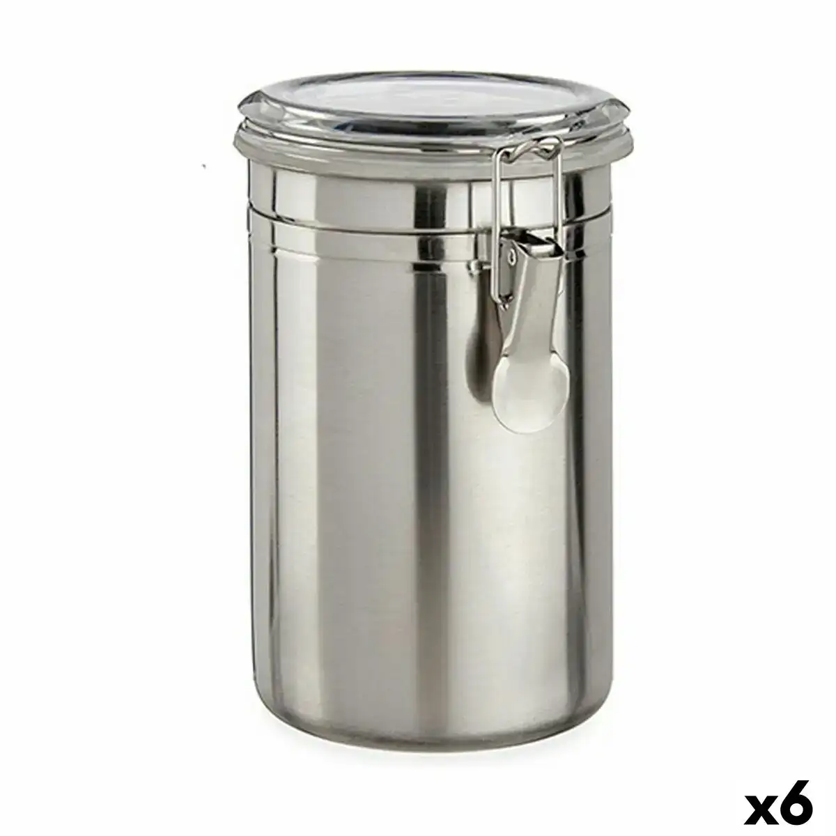 Boite argente acier inoxydable 1 l 6 unites _5240. DIAYTAR COTE D'IVOIRE - L'Art de Vivre l'Élégance Accessible. Parcourez notre gamme variée et choisissez des produits qui ajoutent une touche de sophistication à votre style.