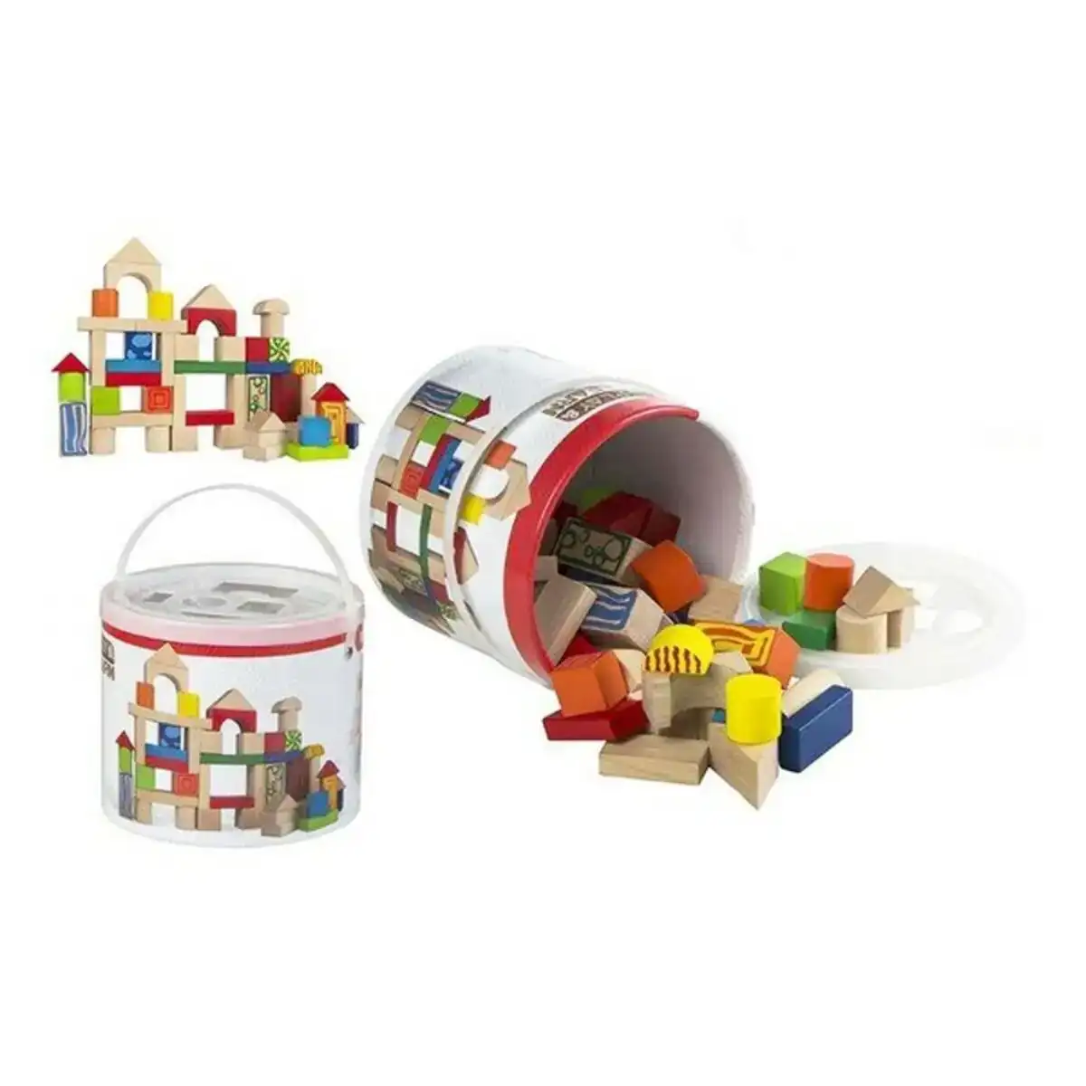 Boite avec blocs de construction colorbaby 50 pcs _2635. DIAYTAR COTE D'IVOIRE - Là où Chaque Produit Évoque une Émotion. Parcourez notre catalogue et choisissez des articles qui vous touchent et qui enrichissent votre expérience.