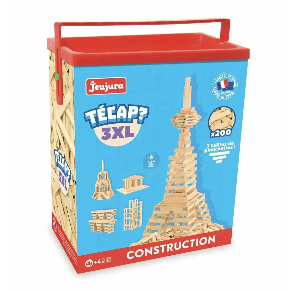 Boite avec blocs de construction jeujura tecap 3xl 200 pieces _5848. Entrez dans l'Univers de DIAYTAR COTE D'IVOIRE - Où Chaque Produit a une Signification. Explorez notre gamme diversifiée et découvrez des articles qui résonnent avec votre vie.