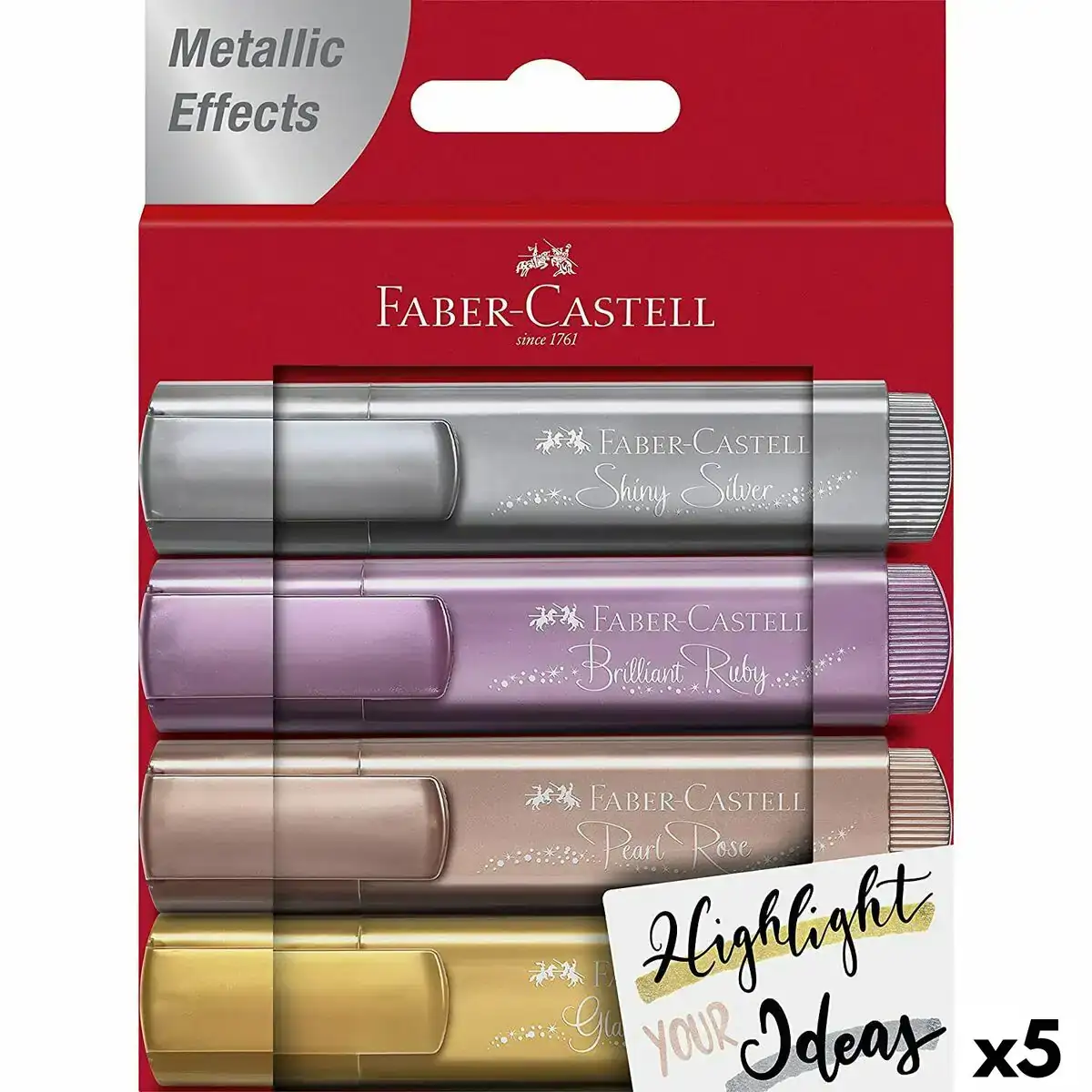 Boite de marqueurs faber castell metallique 4 pieces 5 unites 5 12 mm _7779. DIAYTAR COTE D'IVOIRE - Votre Source de Trésors Culturels. Naviguez à travers notre catalogue et trouvez des articles qui mettent en avant la richesse de la culture sénégalaise.