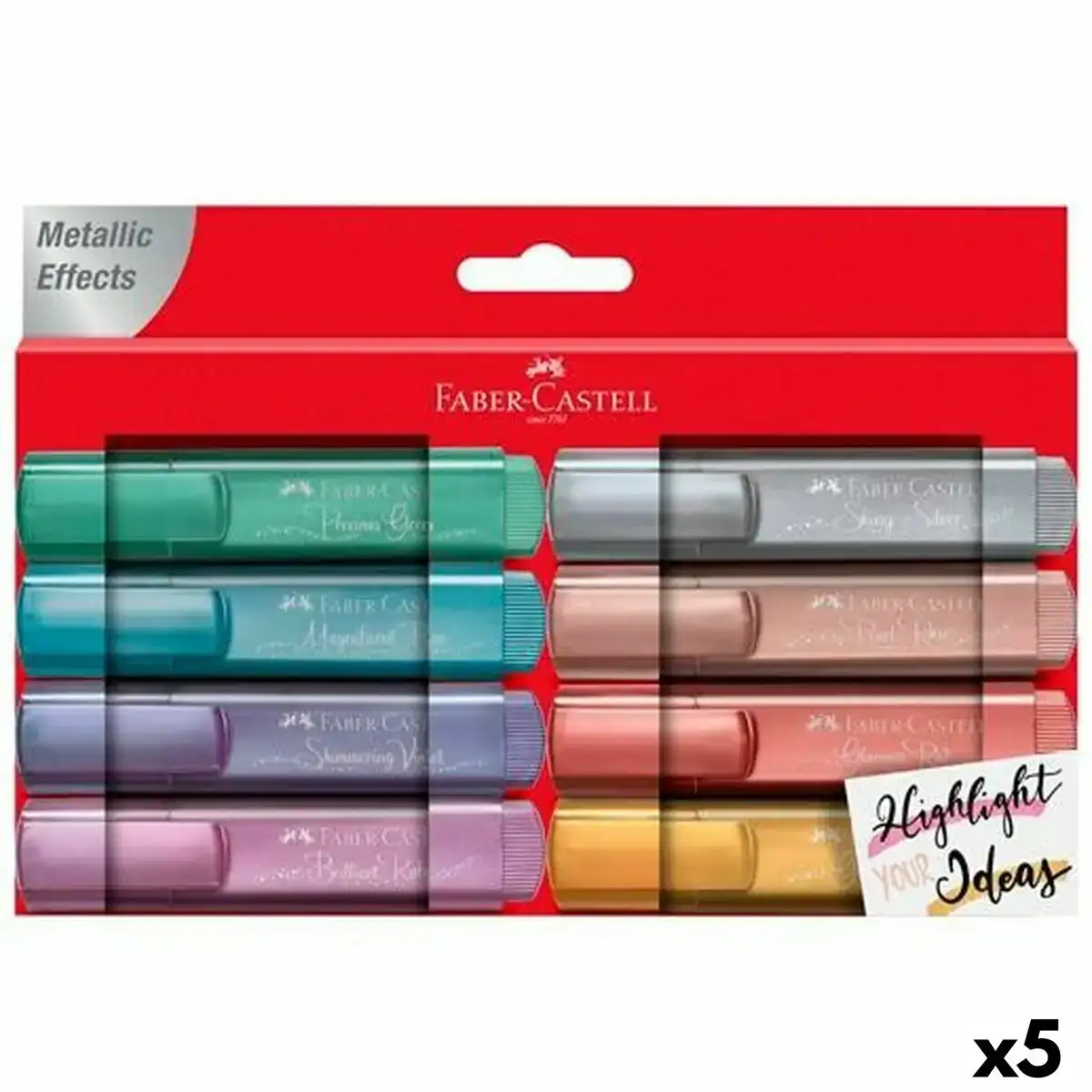 Boite de marqueurs faber castell textliner 46 5 unites _1996. DIAYTAR COTE D'IVOIRE - Votre Passage vers le Raffinement. Plongez dans notre univers de produits exquis et choisissez des articles qui ajoutent une touche de sophistication à votre vie.