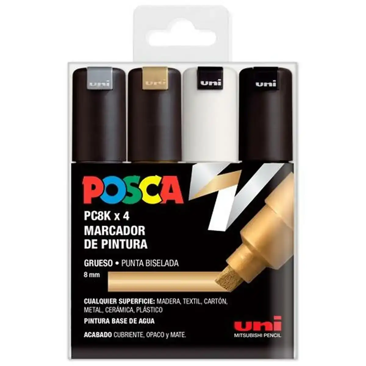 Boite de marqueurs posca pc 5m gswb multicouleur 4 pieces_8056. Bienvenue chez DIAYTAR COTE D'IVOIRE - Où le Shopping Devient une Aventure. Découvrez notre collection diversifiée et explorez des produits qui reflètent la diversité du Côte d'Ivoire.