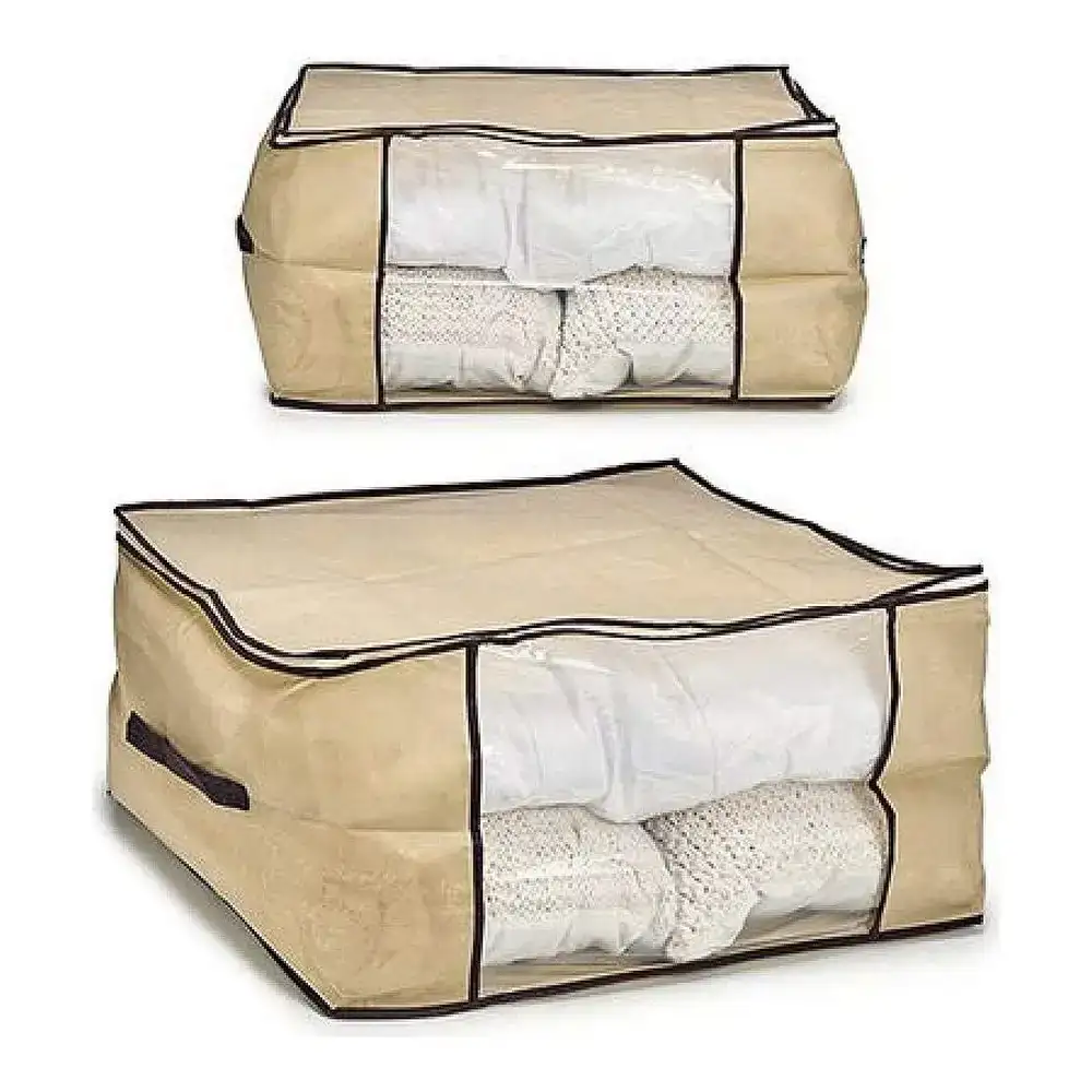 Boite de rangement 8430852414625 creme polypropylene 81 l 45 x 30 x 60 cm_1325. DIAYTAR COTE D'IVOIRE - Là où la Qualité se Marque d'une Touche Côte d'Ivoireaise. Naviguez à travers notre boutique en ligne et choisissez des produits qui allient excellence et tradition.