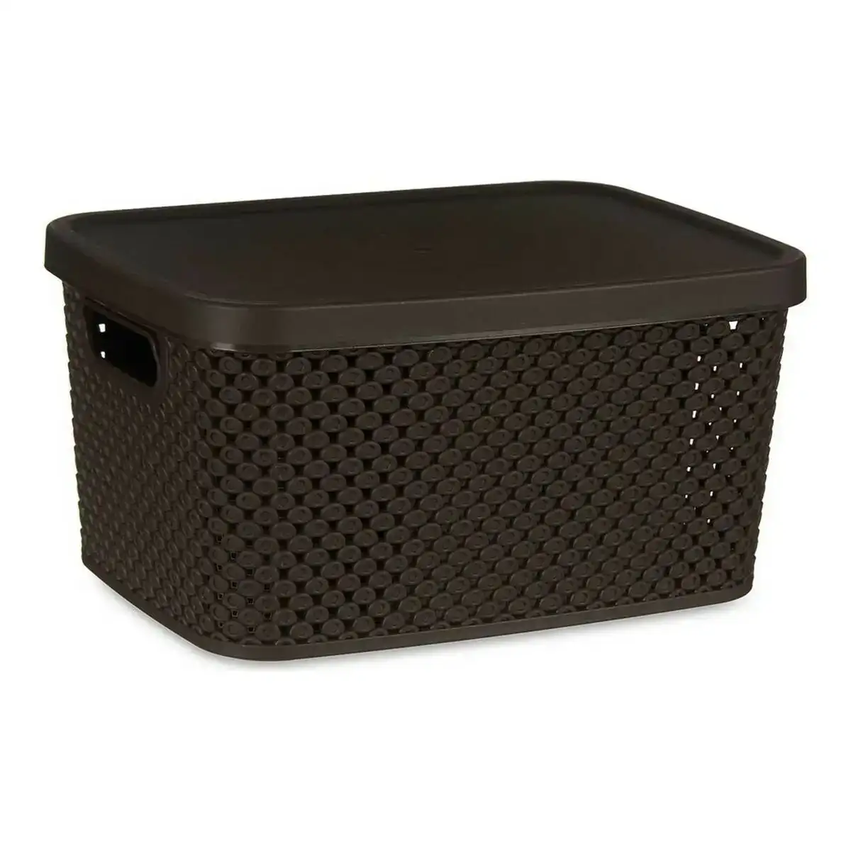 Boite de rangement avec couvercle 17 5 x 12 5 x 24 cm marron 3 5 l_3618. Entrez dans l'Univers de DIAYTAR COTE D'IVOIRE - Où l'Authenticité Renouvelle Votre Quotidien. Explorez notre gamme de produits et trouvez des articles qui reflètent votre essence.