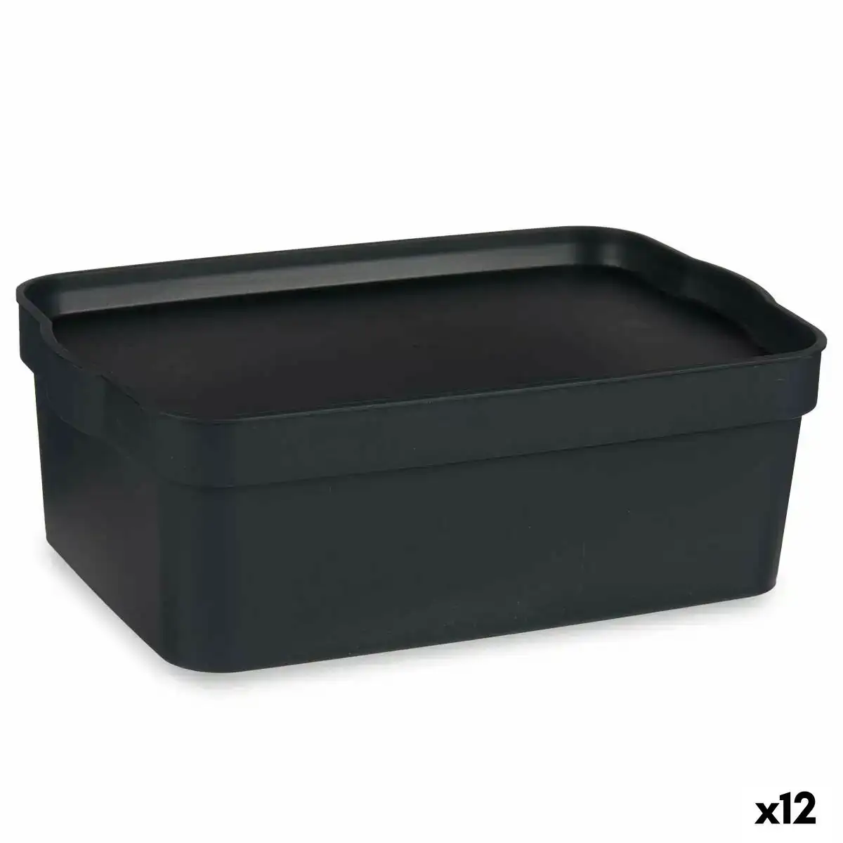 Boite de rangement avec couvercle anthracite plastique 6 l 21 x 11 x 32 cm 12 unites _9383. Bienvenue chez DIAYTAR COTE D'IVOIRE - Où l'Authenticité Rencontre l'Accessibilité. Explorez notre sélection abordable et découvrez des articles qui incarnent l'essence du Côte d'Ivoire.