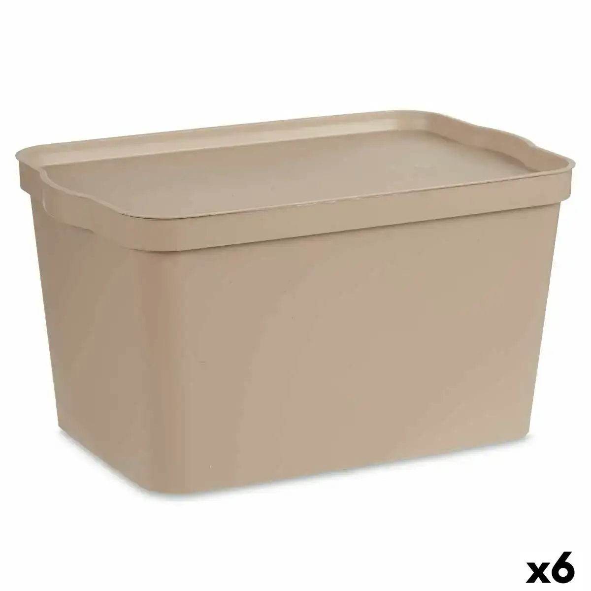Boite de rangement avec couvercle beige plastique 24 l 29 3 x 24 5 x 45 cm 6 unites _5798. DIAYTAR COTE D'IVOIRE - Là où la Qualité se Marque d'une Touche Côte d'Ivoireaise. Naviguez à travers notre boutique en ligne et choisissez des produits qui allient excellence et tradition.