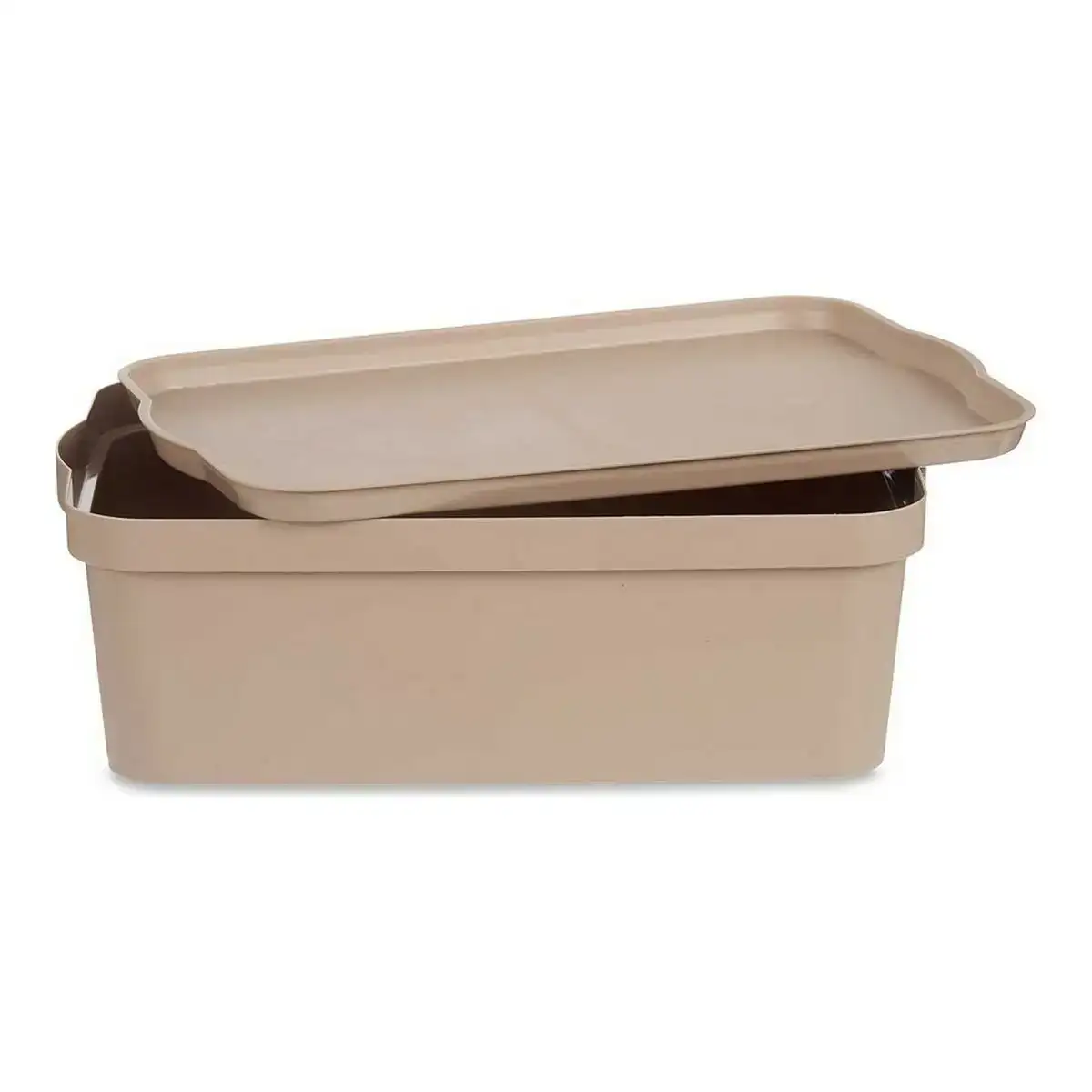 Boite de rangement avec couvercle beige plastique 29 5 x 14 5 x 45 cm _3441. DIAYTAR COTE D'IVOIRE - L'Écrin de Vos Désirs Shopping. Parcourez notre boutique en ligne et explorez des produits minutieusement choisis pour répondre à vos envies les plus exigeantes.